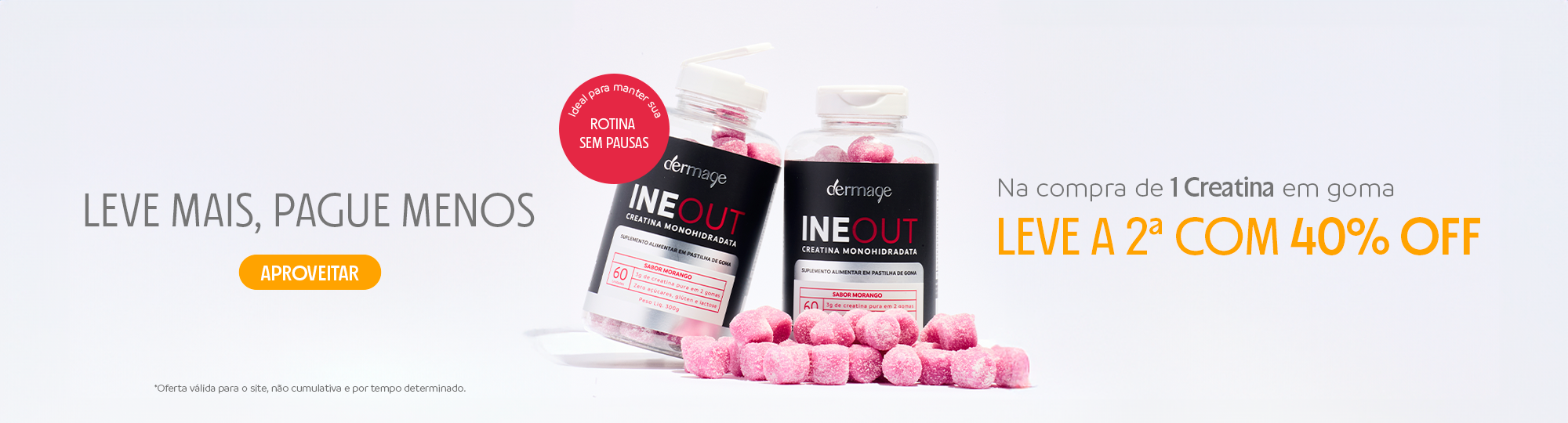 Compre 1 Creatina leve a 2a 40%OFF